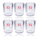 Premium Lead Free Glass Tumblers Set of 6 Pcs 240 ml