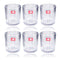 Premium Lead Free Glass Tumblers Set of 6 Pcs 240 ml