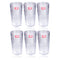 Premium Lead Free Glass Tumblers Set of 6 Pcs 300 ml