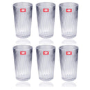 Premium Lead Free Glass Tumblers Set of 6 Pcs 300 ml