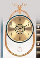 Home Decor Analog Modern Wall Clock with Pendulum 68*35 cm cm