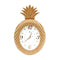 Home Decor Analog Modern Wall Clock with Pineapple Frame 55*35 cm