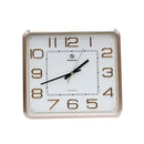 Home Decor Analog Rectangular Modern Wall Clock 37*35 cm