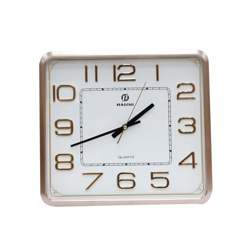 Home Decor Analog Rectangular Modern Wall Clock 37*35 cm