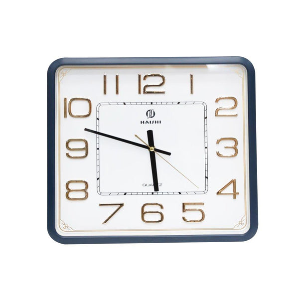 Home Decor Analog Rectangular Modern Wall Clock 37*35 cm