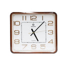 Home Decor Analog Rectangular Modern Wall Clock 37*35 cm