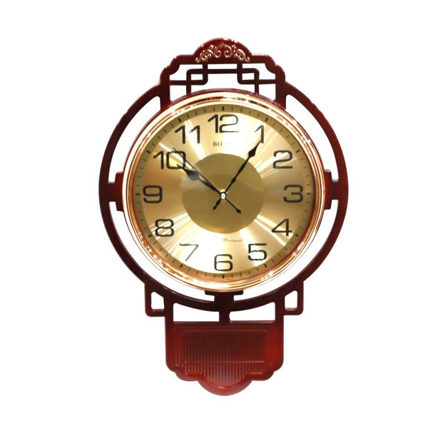 Home Decor Analog Modern Wall Clock with Frame 55*38 cm