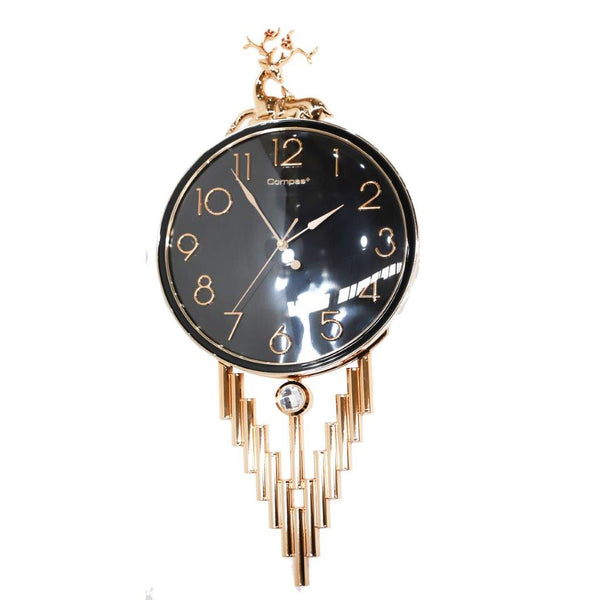 Home Decor Analog Modern Wall Clock with Artistic Frame 34/76 cm