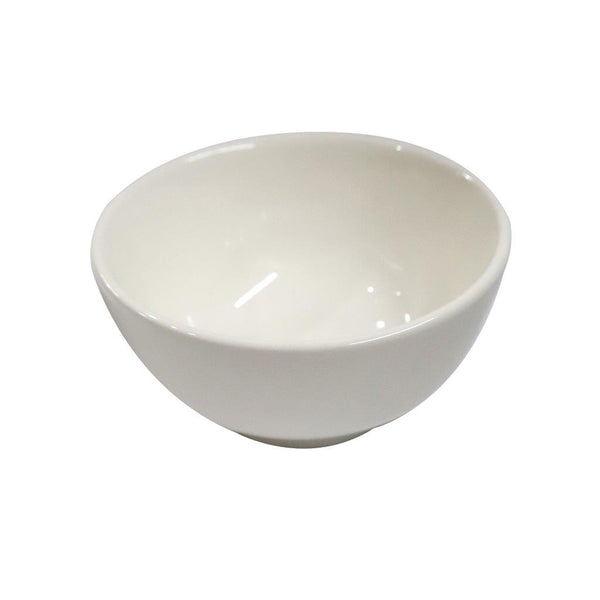 White Ceramic Tableware Ceramic Cereal Bowl Soup Bowl  5''