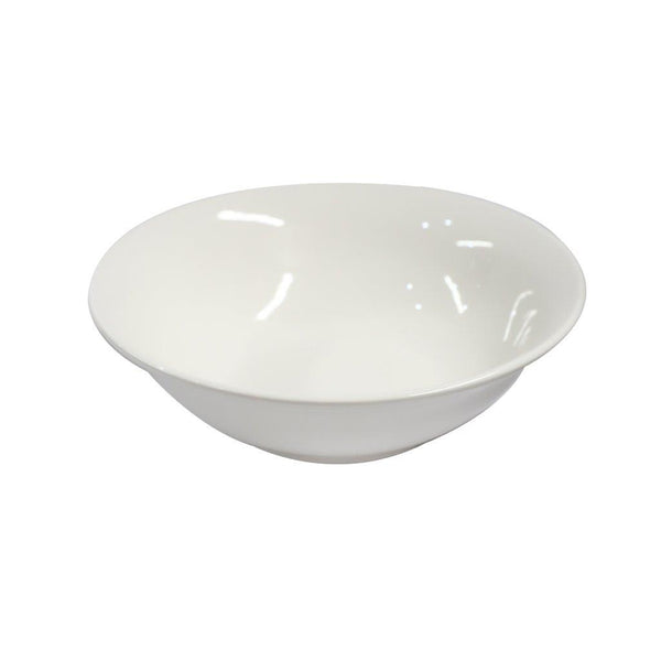 White Ceramic Tableware Ceramic Deep Pasta Noodle Soup Plate 8"