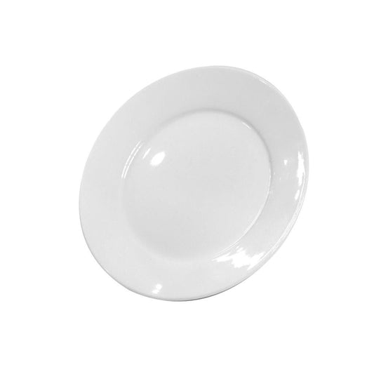 White Ceramic Tableware Ceramic Oval Serving Plate 14"