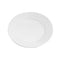 White Ceramic Tableware Ceramic Round Flat Dinner Plate 7"