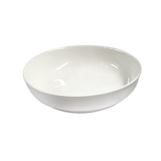 White Ceramic Tableware Ceramic Round Dinner Plate 10"