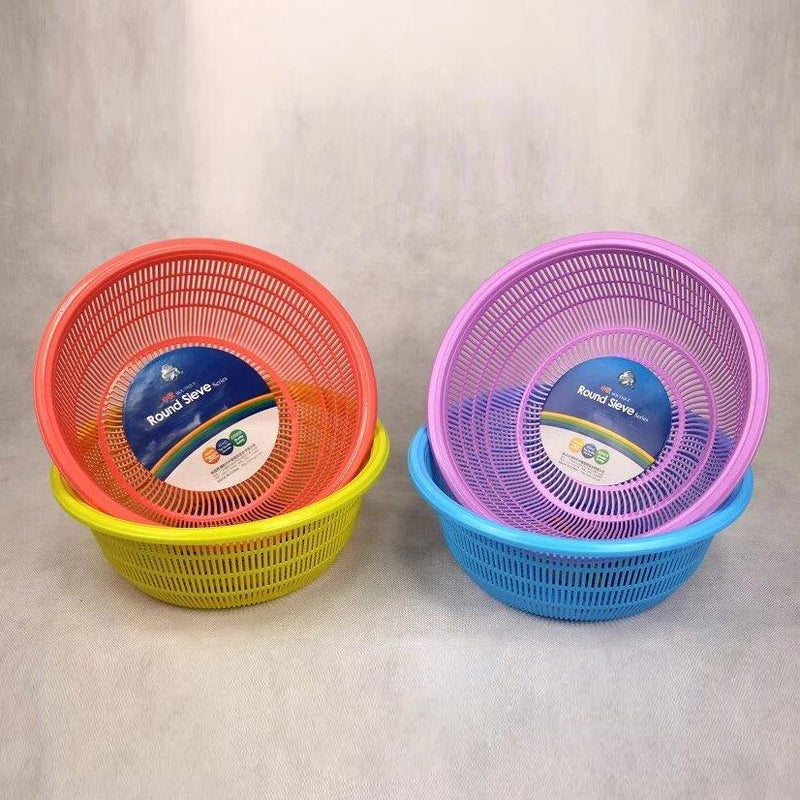 Multipurpose Plastic Fruit and Vegetables Rice Basin Strainer Basket 32*12 cm