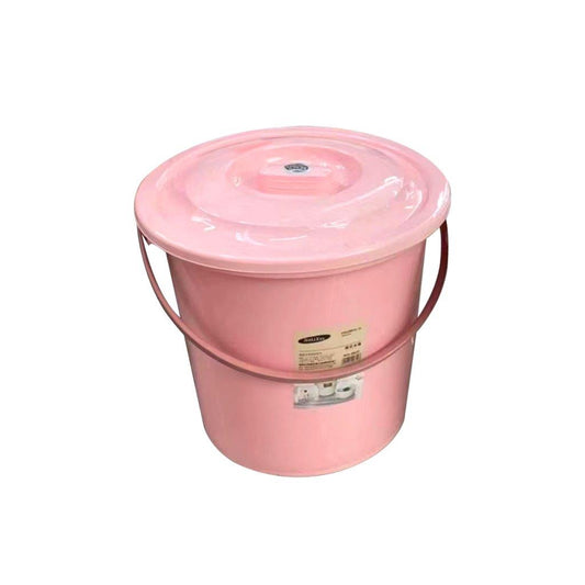 Multicolor Plastic Water Bucket Cleaning Bucket with Carry Handle 22L