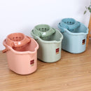 Multicolor Plastic Water Mop Bucket Cleaning Bucket with Carry Handle 40*28*30 cm