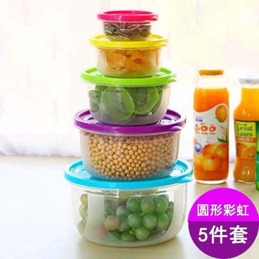 Multipurpose Mixed Colors Plastic Storage Box Food Container 17.4*9.8 cm
