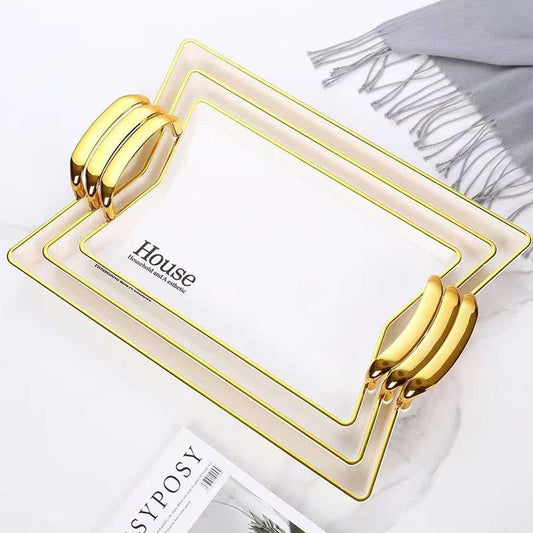 طقم صواني تقديم (مادة البولي إيثيلين تيرفثالات 3 قطع/مجموعة) 42.5*31.5*3.8
 6515 ??? سم