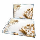 Deco Abstract Pattern Acrylic Serving Tray Set of 2 Pcs 36.5*26.5*4 cm
32.5*22.5*4 cm