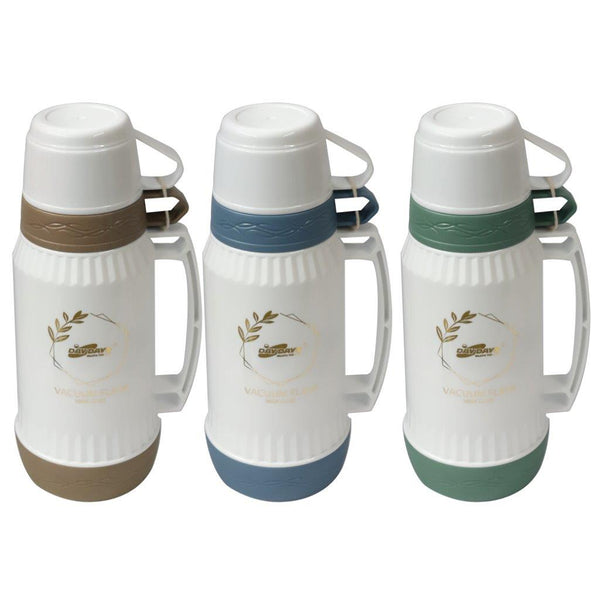 Vacuum Insulated Portable Plastic Multicolor Travel Flask