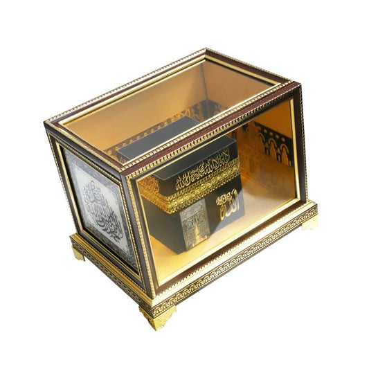 Home Decor Islamic Collectibe 3d Kaaba Model Gold Box 26*25*19