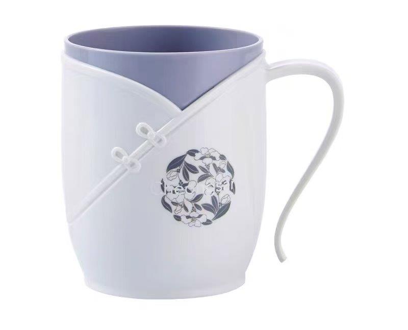 أدوات الحمام للاستخدام اليومي كوب شطف بلاستيكي كوب فرشاة أسنان 85*103/440 مل