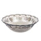 Colored Embossed Pattern Round Plastic Fruit Bowl 270*70 cm