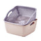 Multipurpose Plastic Laundry Storage Utility Basket 27 cm*26 cm*13 cm