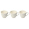 Ceramic Latte Cups Coffee Mug Set of 3 Pcs 8.5*7.6 cm