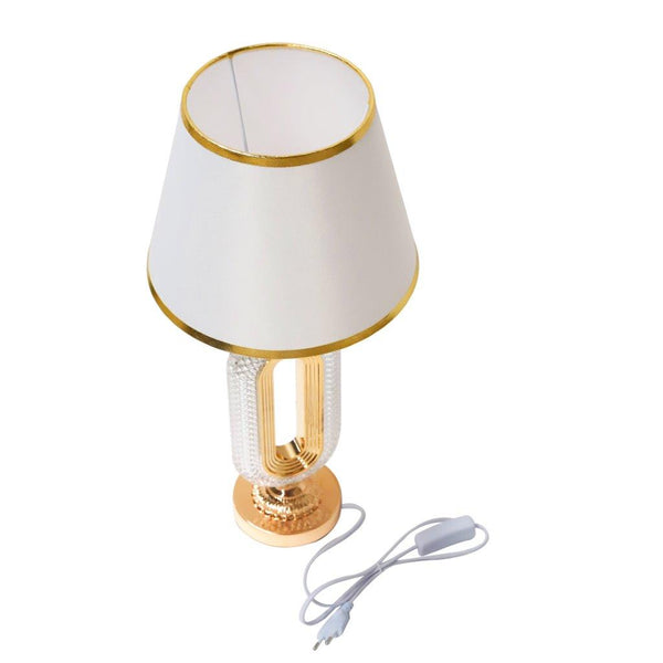 Home Decor Bedside Reading Desktop Table Lamp Deco Base Artistic Style Shade 25*43 cm