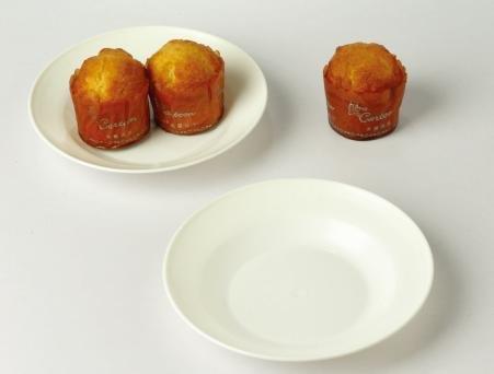 طبق بلاستيكي للوجبات الخفيفة بلون سادة 160*160 سم