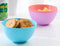 Multicolor Plastic Snack Bowl Cookie Bowl 14.5*5.5*6.5 cm