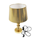 Home Decor Bedside Reading Desktop Table lamp Deco Base Golden Shade