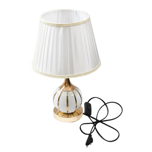 Home Decor Bedside Reading Desktop Table lamp Deco Base Cream Shade