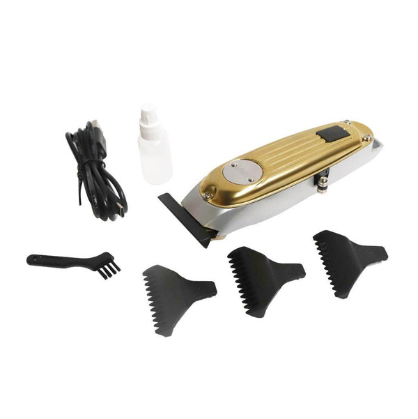 Men's Professional Rechargable Hair Clipper Hair Cutting Tool Grooming Kit