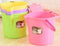 Multicolor Plastic Water Bucket Cleaning Bucket with Carry Handle