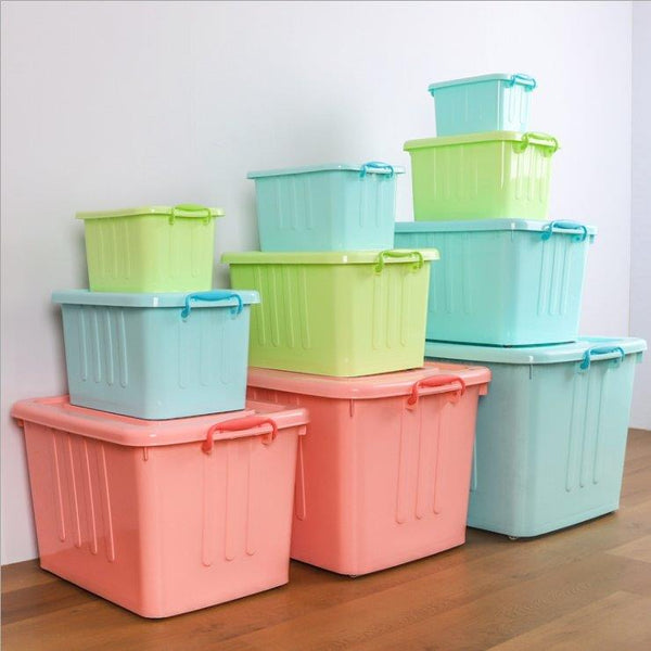 Multipurpose Multicolor Plastic Laundry Storage Box Organizer Home Storage & Organizer 10L 34*22.5*18