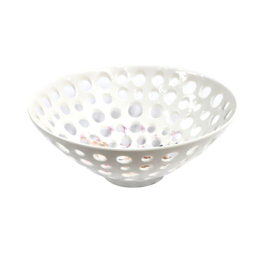 صينية تقديم الخضار والفاكهة من الميلامين بنمط زهور CJ5017