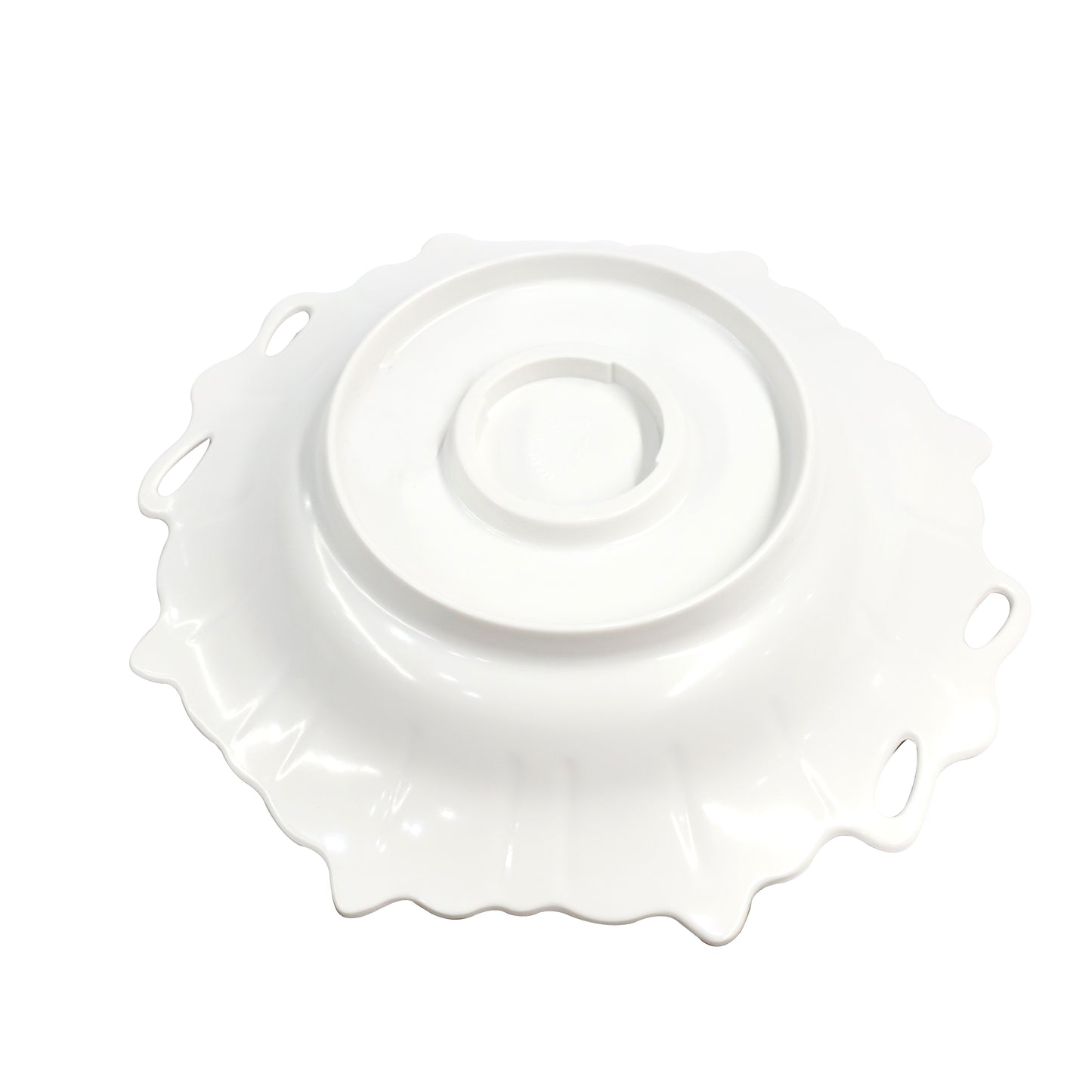 صينية تقديم الخضروات المصنوعة من الميلامين مع وعاء الفاكهة بنمط الأزهار