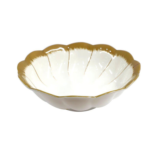 صينية تقديم الخضروات المصنوعة من الميلامين ذات القاعدة المزخرفة بالزهور (اختيار الخامة) CJ63-12