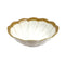 Melamine Floral Pattern Veggie Tray Footed Fruit Bowl Serving Dish (check material) CJ63-12