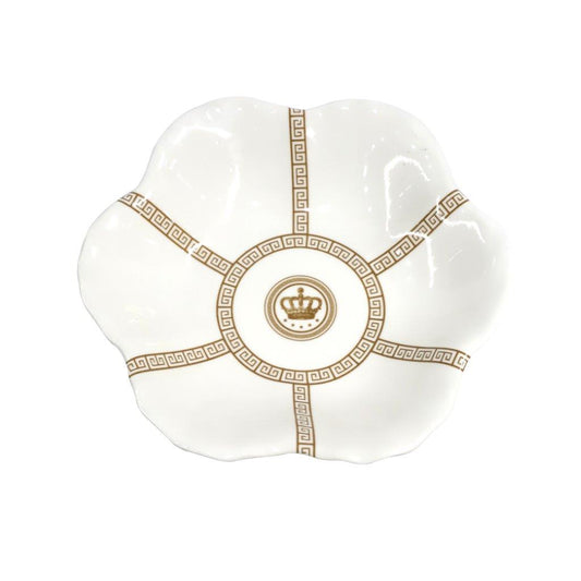 طبق محار من الميلامين بنقشة زهور طبق فاكهة CJ62-12