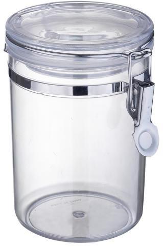 Premium Quality Clip Top Airtight Acrylic Canister 750 ml