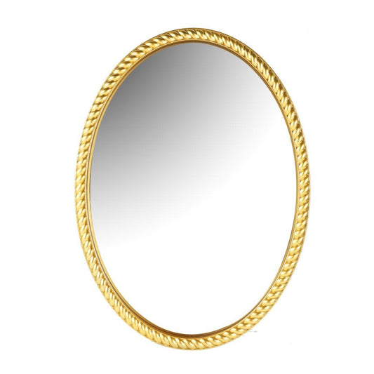Decorative Luxury Vintage Deco Frame Oval Wall Mirror