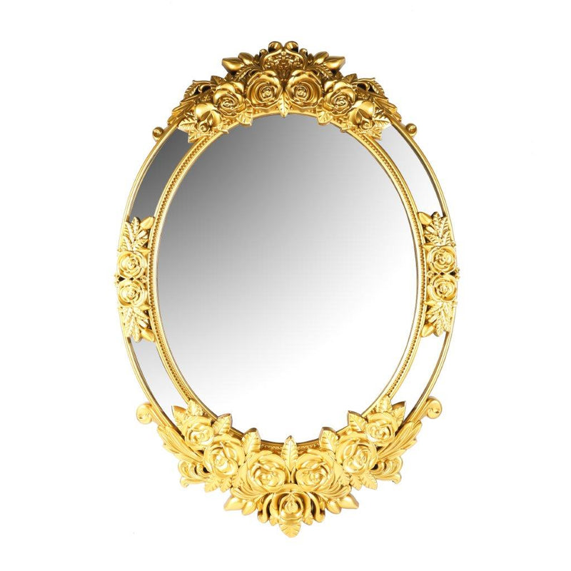 Decorative Luxury Vintage Deco Frame Oval Wall Mirror