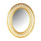 Decorative Luxury Vintage Deco Frame Oval Wall Mirror