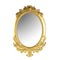 Decorative Luxury Vintage Deco Frame Oval Wall Mirror