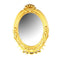 Decorative Luxury Vintage Deco Frame Oval Wall Mirror