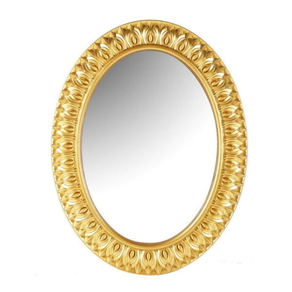 Decorative Luxury Vintage Deco Frame Oval Wall Mirror