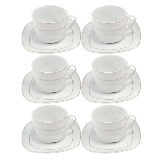 طقم عشاء ملكي من السيراميك بنمط سادة مكون من 20 قطعة مع أطباق عشاء وأوعية وأدوات تقديم